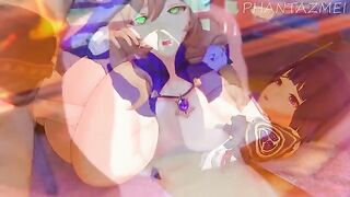 Genshin Impact animated porn with Lisa and Eula's hot scenes