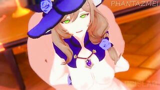 Genshin Impact animated porn with Lisa and Eula's hot scenes
