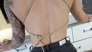 I let my stepbrother dry hump me wearing sexy short jeans
