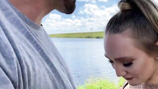 AJ Applegate gets fucked outdoors by J-Mac on a hot summer day