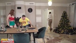 Thanksgiving dinner turns into anal sex with the step mom