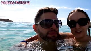 A young blonde babe got fucked hard on the beach by a stranger with big cock