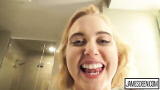 The perfect girl next door gets fucked rough and relentlessly by a huge cock