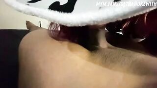 My beautiful cowgirl step-sister wants to taste me, an exclusive homemade scene