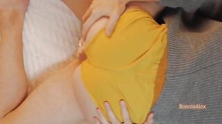The couple has only one outfit for two, but they are not embarrassed