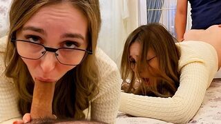 The stepmother, after taking her husband's Viagra, couldn't resist the stepson