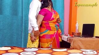 A hot Indian maid gets her asshole stretched and pussy railed for the first time