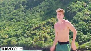 Redhead girl Scarlett has an anal addiction, getting fucked in the ass by a huge cock in stunning HD