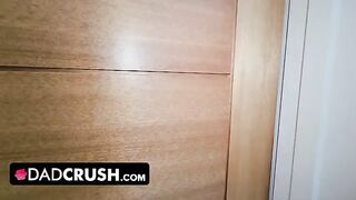 Curious stepdaughter Marilyn Johnson gets a butt plug stuck into her asshole by a strict dad
