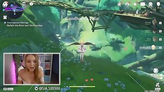 A gamer girl has a fatal accident during a sexual broadcast