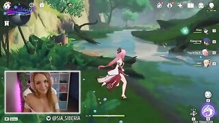 A gamer girl has a fatal accident during a sexual broadcast