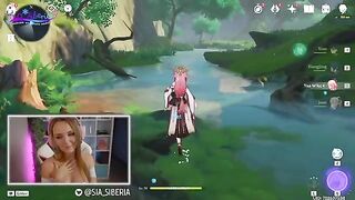 A gamer girl has a fatal accident during a sexual broadcast
