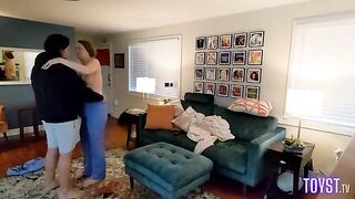 A hot nurse gets fucked at home after her shift ends