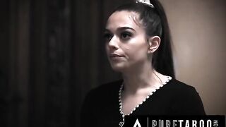 Cheerleader Sophia Burns gets ass fucked by stepson for good grade