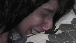 A girl is having fun with many guys and gets fucked hard