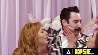 Lauren Phillips and April Olsen play PIN THE SOCK ON THE COCK