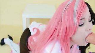 Neopolean RWBY gets her cunt railed after sucking a massive cock