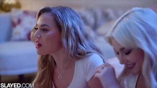 The appetizing girls Skye and Blake have an incredible lesbian sex