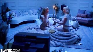 The appetizing girls Skye and Blake have an incredible lesbian sex