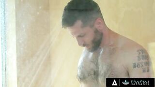The guy massaged Chloe Cherry’s naked body with oil before fucking her