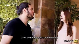 The girl forgot her boyfriend, finding comfort with a mature man