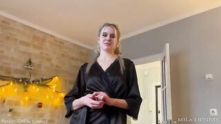 Hot MILF seduced her stepson to fuck her hard