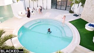 Blonde teen Kelly Switchh has a steamy interracial sex adventure