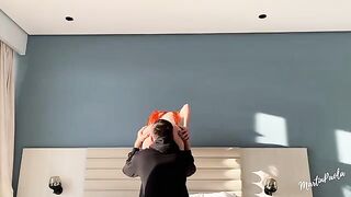 He passionately licks his girlfriend’s pussy before fucking her hard