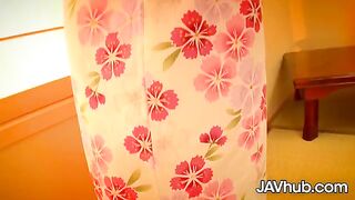 Skinny Japanese teen Agena Kinoshita gets her pussy smashed hard on JAVHub