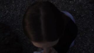 Girl was fucking with boy on the beach and her friends spotted them