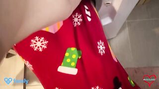My stepmom was caught in the washer, so I had to help her dry