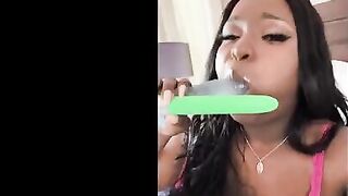 Playful Barbie Crystal takes all the dildos from Lily Starfire