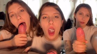 Guy made a bet with his stepsister that he would masturbate, she agreed to watch