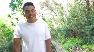 Korin, the busty Spanish mommy, wants to join our outdoor dates
