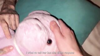 A young cute 18-year-old girl gets a big dick in her wet pussy