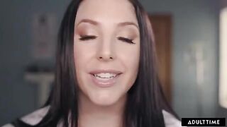 A full body physical exam with the busty doctor Angela White is always relaxing