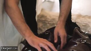Submissive Amber gets dominated and fucked by her master