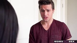 Don't tease me with that shower, just fuck me! Keira Croft demands stepson