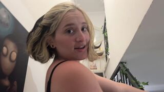 The lady of the house prefers to receive a cock rather than money