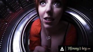 Stepmom Lauren Phillips stuck in washing machine mishap