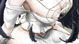 Albedo turns you into her edge-slut in this intense hentai joi scene