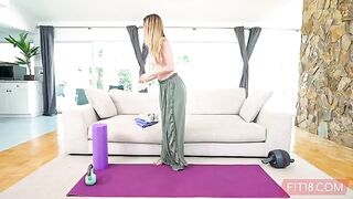 Tiny kawaii girl is very flexible and loves sex, especially creampie