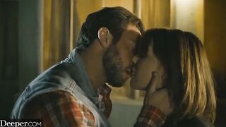 A girl has sex with a guy on the car hood while her boyfriend is away in this provocative DEEPER video