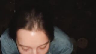 On the first date, the girl swallowed a dick