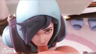 Tracer Compilation 2021 - Overwatch Tracer Animated Scenes with Sound