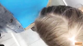 Petite babe fucked in a shop changing room, wild public sex