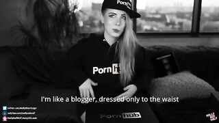 500K! Unboxing and Oral Creampie is a gift from Pornhub, featuring MollyRedWolf