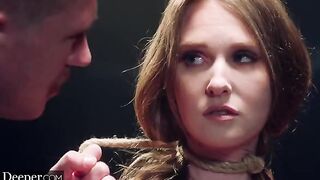 Ashley Lane explores her anal kinks in intense bondage