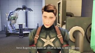 Agent Carter Examines the Size of Captain America's Dick in a Steamy Scene