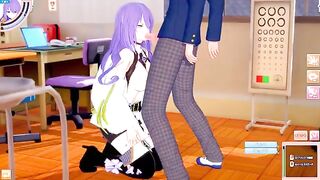 Play Koikatsu! game and fuck big tits VTuber Moona Hoshinova